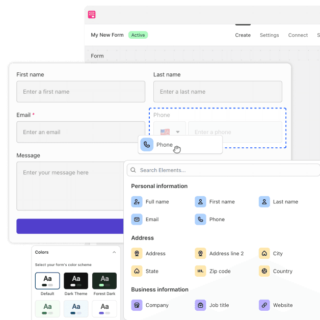 Form Editor Interface