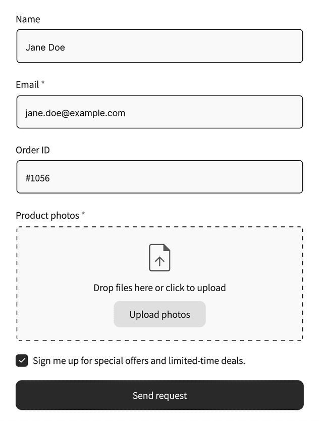 AI Form Builder Interface
